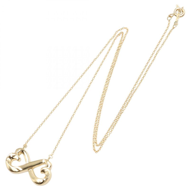 Tiffany & Co Tiffany＆co Necklace Double Loving Heart Necklace Neck Circumference