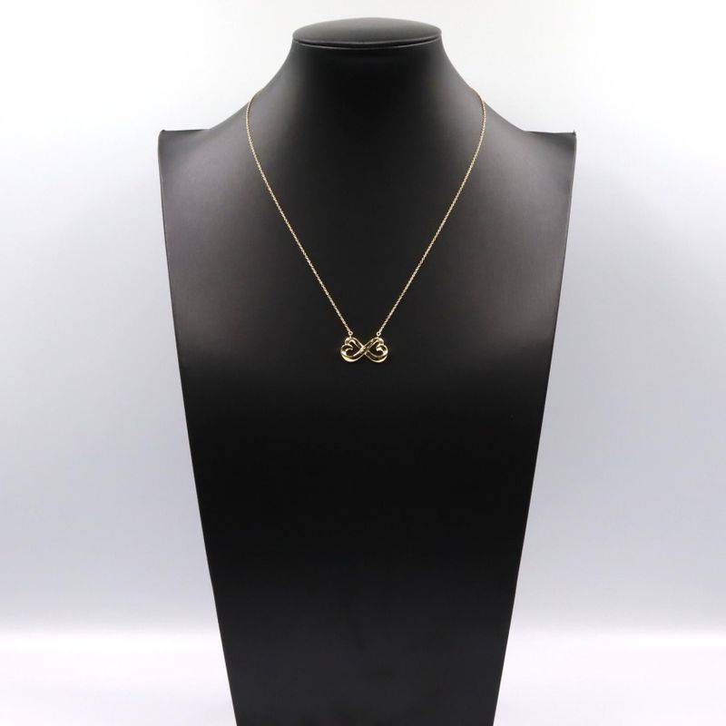 Tiffany & Co Tiffany＆co Necklace Double Loving Heart Necklace Neck Circumference