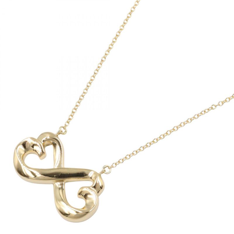 Tiffany & Co Tiffany＆co Necklace Double Loving Heart Necklace Neck Circumference