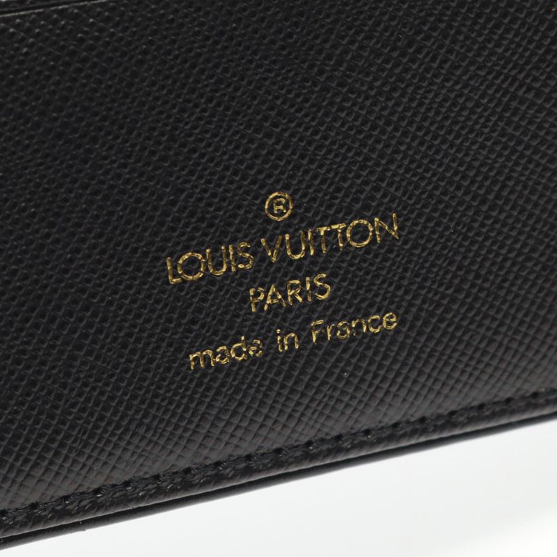 Louis Vuitton Bifold Wallet Portobier Cult Cles Di Monet Monogram Mini Noir