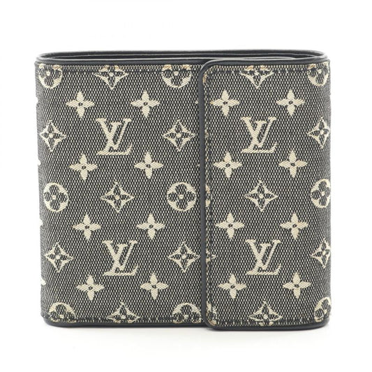 Louis Vuitton Bifold Wallet Portobier Cult Cles Di Monet Monogram Mini Noir