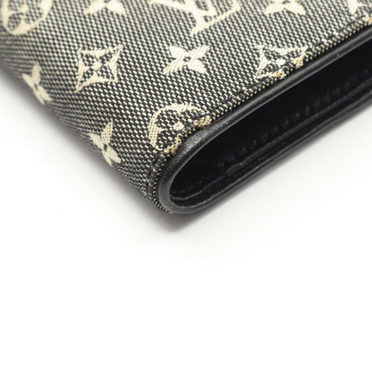 Louis Vuitton Bifold Wallet Portobier Cult Cles Di Monet Monogram Mini Noir