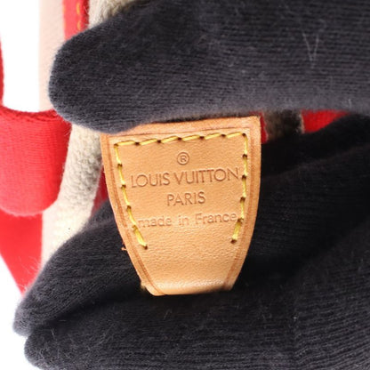 Louis Vuitton Tote Bag Cabas PM Antigua M40038 Beige Red Canvas Leather Cabas