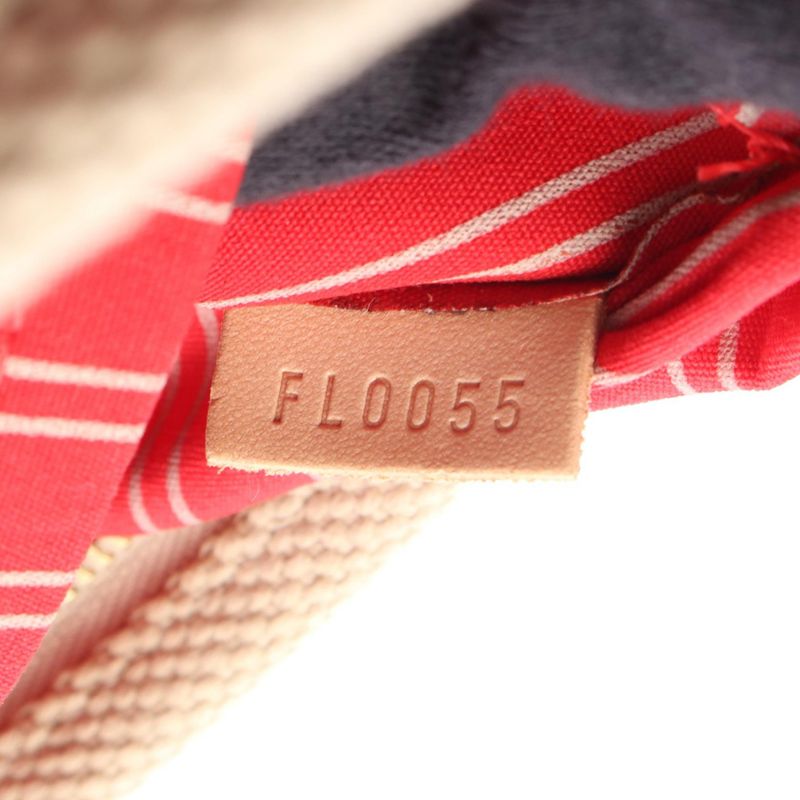 Louis Vuitton Tote Bag Cabas PM Antigua M40038 Beige Red Canvas Leather Cabas