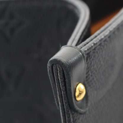 Louis Vuitton Tote Bag on the Go MM Monogram Empreinte Noir Black M45595 Noir