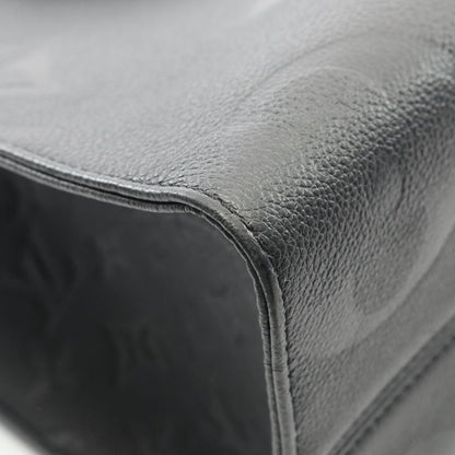 Louis Vuitton Tote Bag on the Go MM Monogram Empreinte Noir Black M45595 Noir