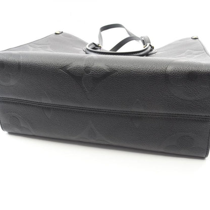 Louis Vuitton Tote Bag on the Go MM Monogram Empreinte Noir Black M45595 Noir