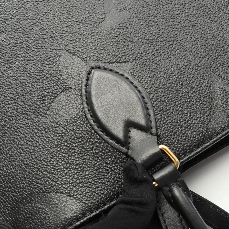 Louis Vuitton Tote Bag on the Go MM Monogram Empreinte Noir Black M45595 Noir