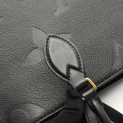 Louis Vuitton Tote Bag on the Go MM Monogram Empreinte Noir Black M45595 Noir