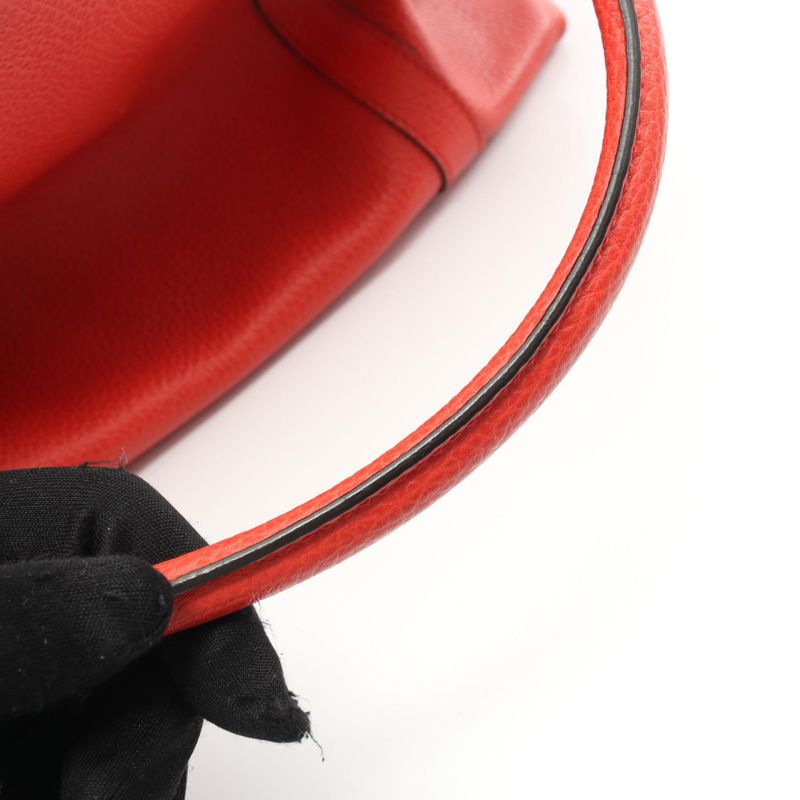 Gucci Tote Bag Interlocking Gcharm 341503 Red Leather Interlocking G 2way Tote