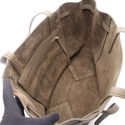 Celine Tote Bag Cabas Phantom Small Greige Leather Cabas Phantom Small Ladies