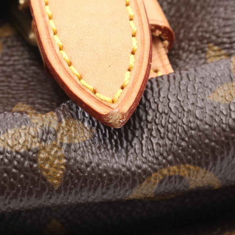 Louis Vuitton Shoulder Bag Saumur 30 Monogram M42256 PVC Coated Canvas Leather