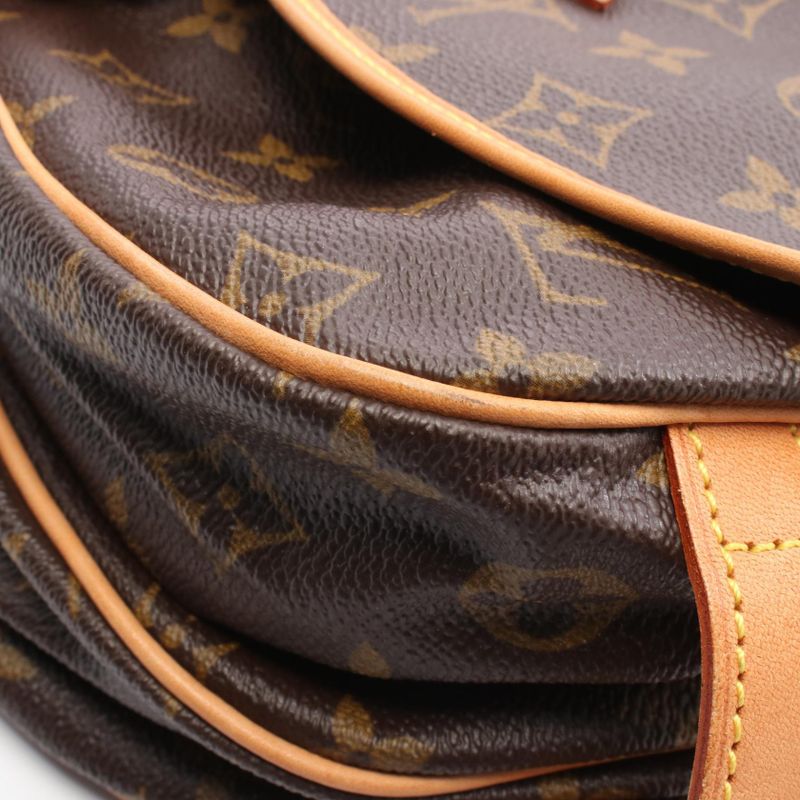 Louis Vuitton Shoulder Bag Saumur 30 Monogram M42256 PVC Coated Canvas Leather