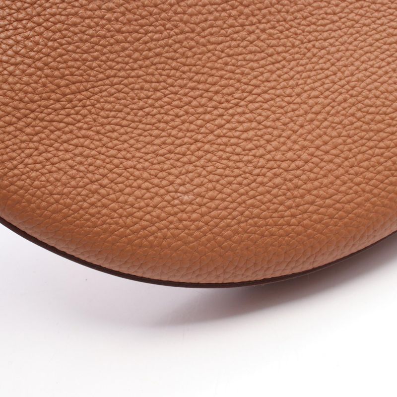 Hermes Shoulder Bag Petit Arson Gold Leather Calf (Cowhide) Petit Arson Gold