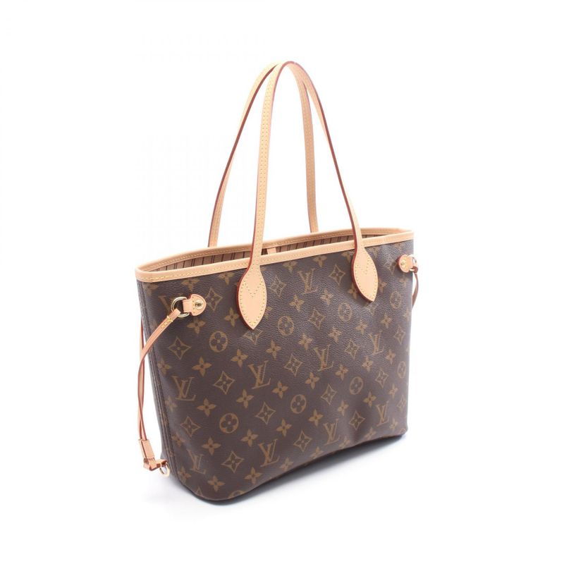 Louis Vuitton Tote Bag Neverfull PM Monogram M46979 PVC Coated Canvas Leather