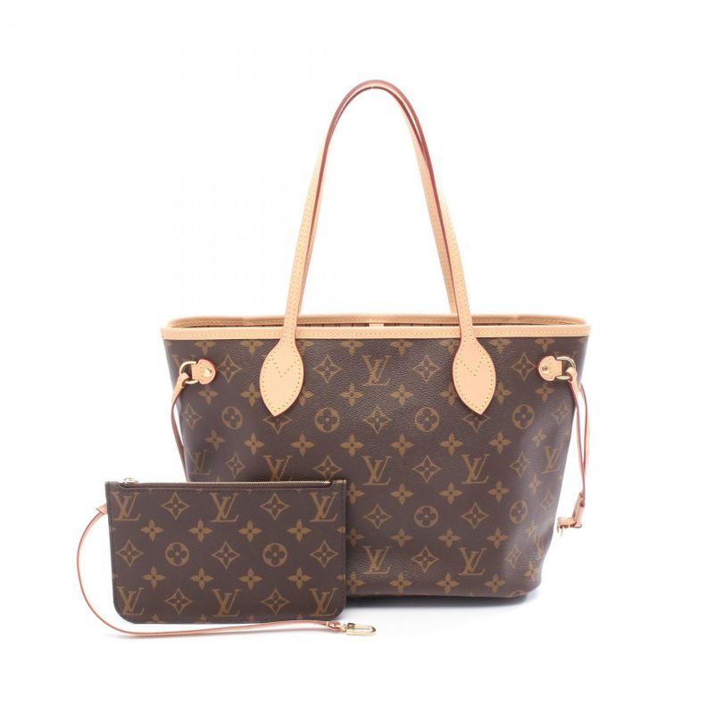 Louis Vuitton Tote Bag Neverfull PM Monogram M46979 PVC Coated Canvas Leather