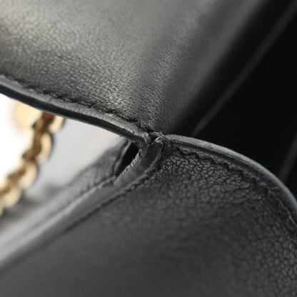 Hermes Shoulder Bag Veru Mini Black Leather Veru Chain Mini Black Ladies Used a