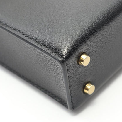 Hermes Shoulder Bag Veru Mini Black Leather Veru Chain Mini Black Ladies Used a