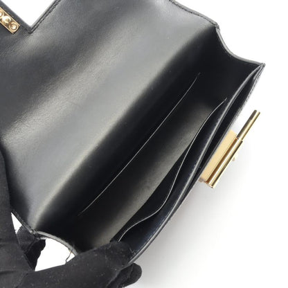 Hermes Shoulder Bag Veru Mini Black Leather Veru Chain Mini Black Ladies Used a