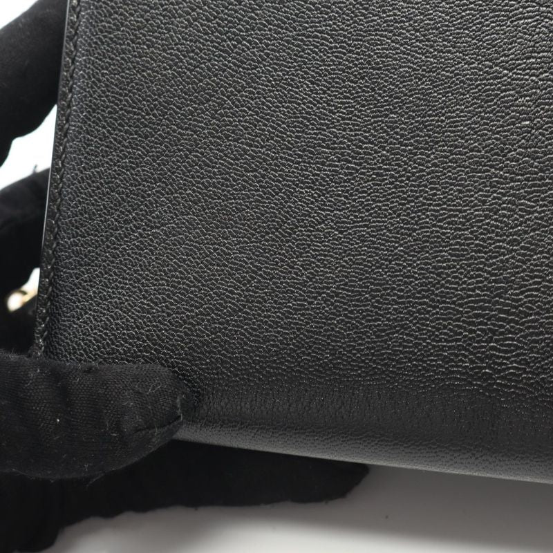 Hermes Shoulder Bag Veru Mini Black Leather Veru Chain Mini Black Ladies Used a