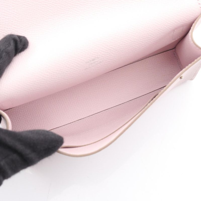 Hermes Shoulder Bag Nap to Go Mauve Pale Leather Calf (Cowhide) Nap to Go Mauve