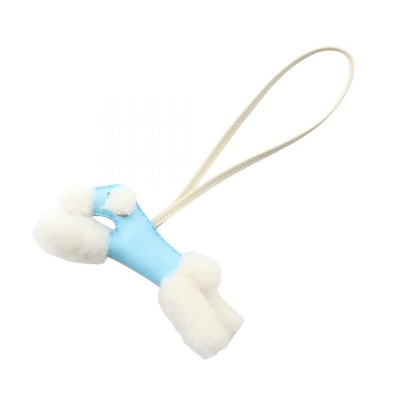 Hermes Charm Buddy Charm Celeste Cles Mouton Leather Buddy Charm Celeste Cles