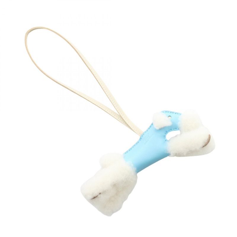 Hermes Charm Buddy Charm Celeste Cles Mouton Leather Buddy Charm Celeste Cles