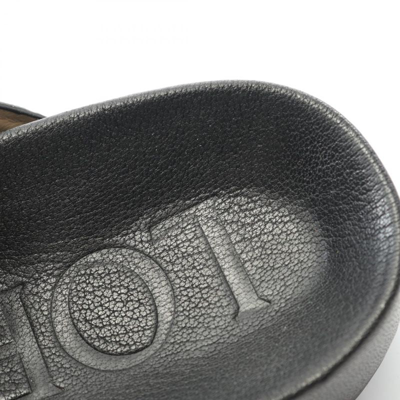 Loewe Sandals Ease L814465x59 Black Leather Sandals L814465x59 Ease Women's