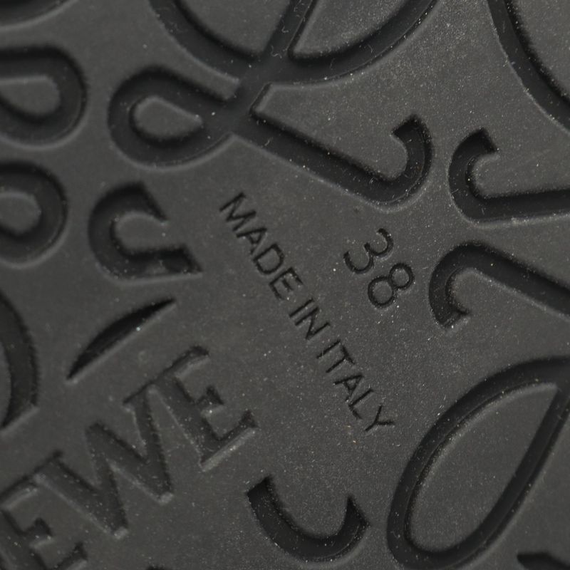 Loewe Sandals Ease L814465x59 Black Leather Sandals L814465x59 Ease Women's