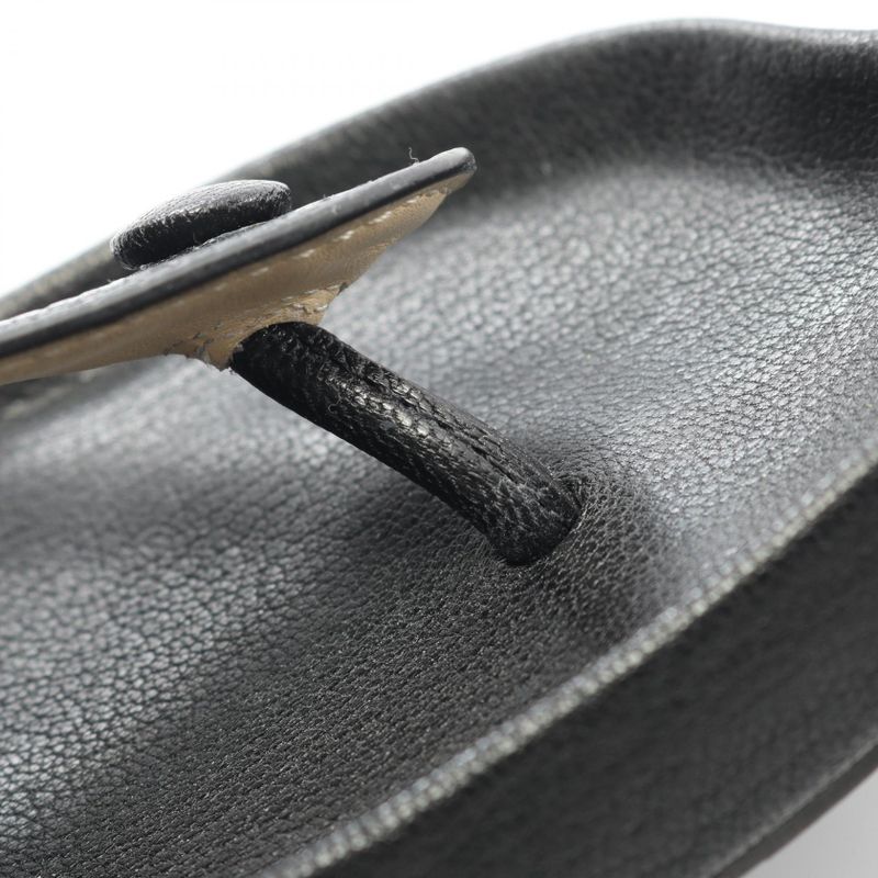 Loewe Sandals Ease L814465x59 Black Leather Sandals L814465x59 Ease Women's