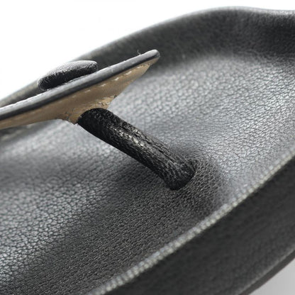 Loewe Sandals Ease L814465x59 Black Leather Sandals L814465x59 Ease Women's