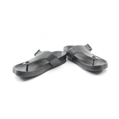 Loewe Sandals Ease L814465x59 Black Leather Sandals L814465x59 Ease Women's