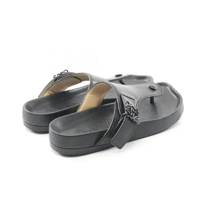 Loewe Sandals Ease L814465x59 Black Leather Sandals L814465x59 Ease Women's