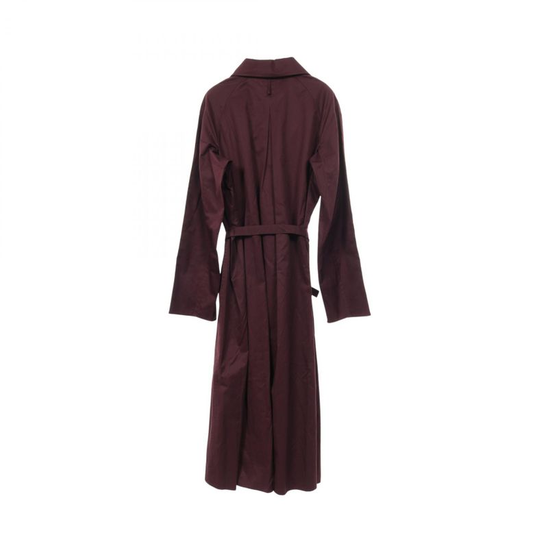 Hermes One Piece Caleche Embroidery Red Cotton One Piece Ladies Unused