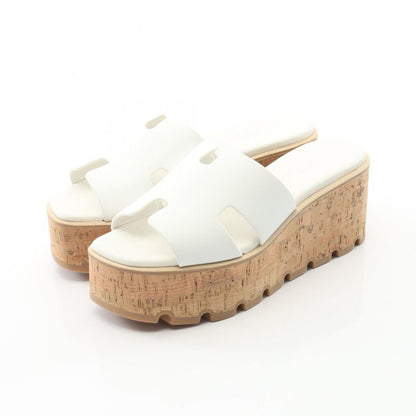Hermes Sandals Eze 30 Sl12251309z3602501 White Leather Eze 30 Sandals Women's