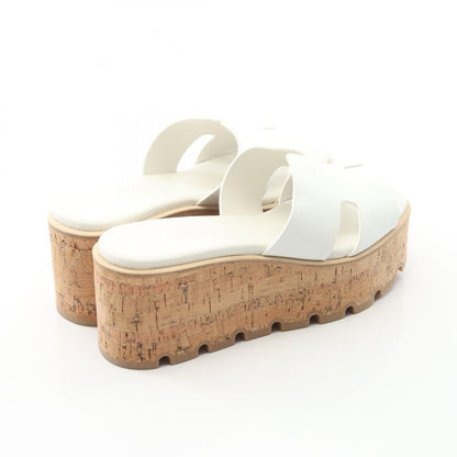 Hermes Sandals Eze 30 Sl12251309z3602501 White Leather Eze 30 Sandals Women's