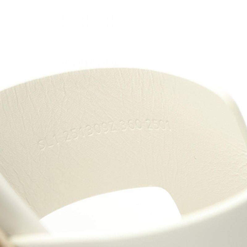 Hermes Sandals Eze 30 Sl12251309z3602501 White Leather Eze 30 Sandals Women's