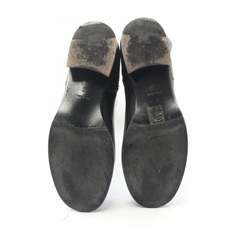 Prada Boots Green Leather Boots Ladies Used B