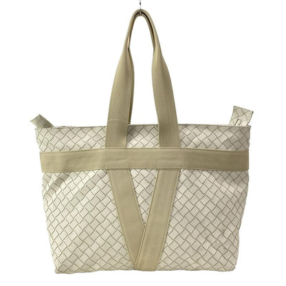 Bottega Veneta Tote Bag Intrecciato Scorpito Tote Bag 651681 Ivory X Beige