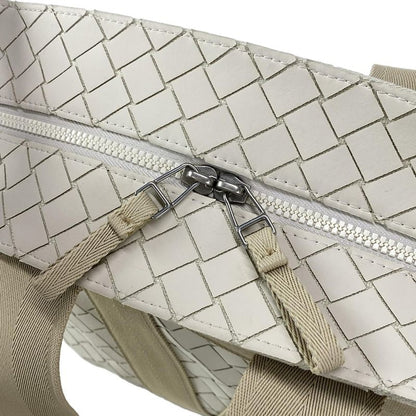 Bottega Veneta Tote Bag Intrecciato Scorpito Tote Bag 651681 Ivory X Beige