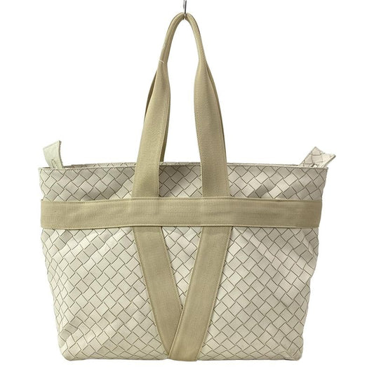 Bottega Veneta Tote Bag Intrecciato Scorpito Tote Bag 651681 Ivory X Beige