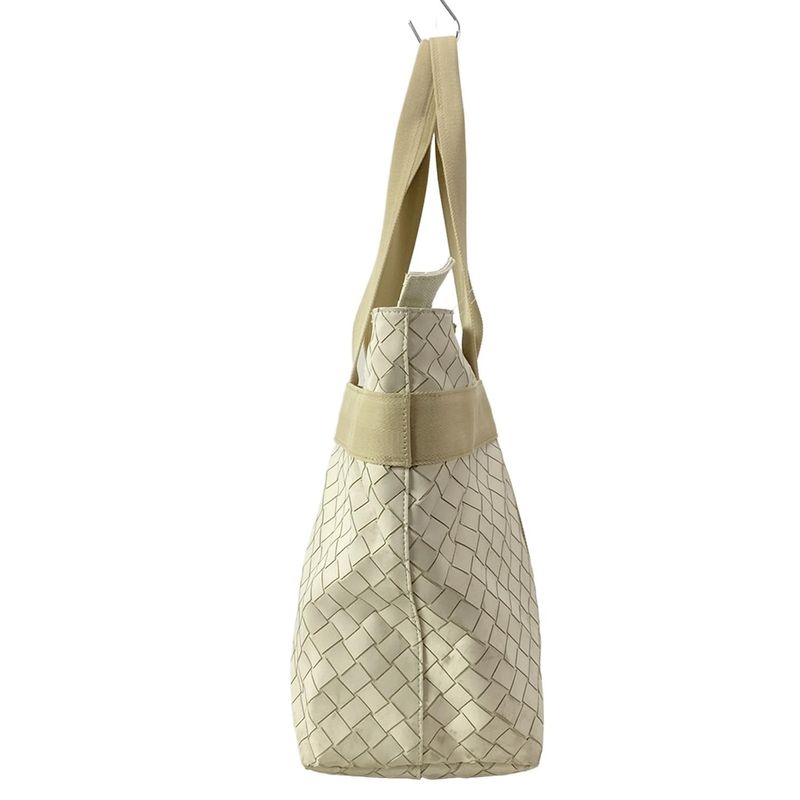 Bottega Veneta Tote Bag Intrecciato Scorpito Tote Bag 651681 Ivory X Beige