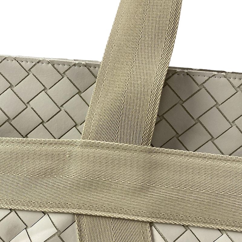Bottega Veneta Tote Bag Intrecciato Scorpito Tote Bag 651681 Ivory X Beige