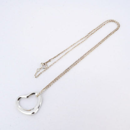 Tiffany & Co Necklace Open Heart Silver 925 Women's