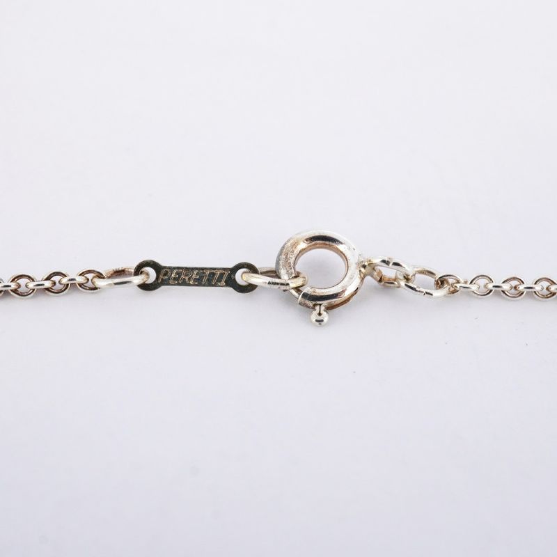 Tiffany & Co Necklace Open Heart Silver 925 Women's