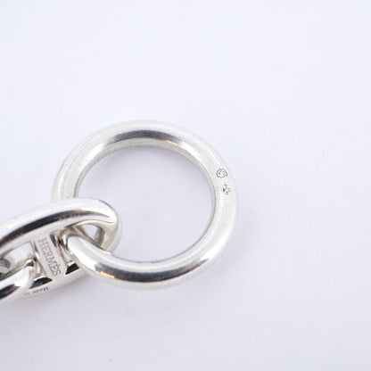 Hermes Bracelet Chaine D'ancre MM 17 Frames Silver 925 Men's Women's Unisex