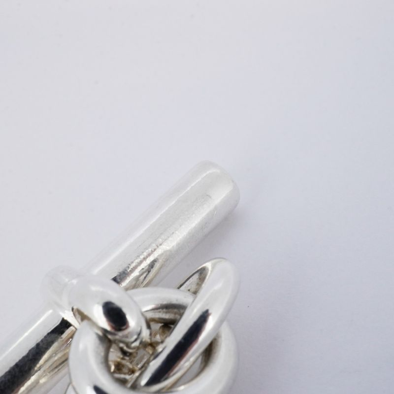 Hermes Bracelet Chaine D'ancre MM 17 Frames Silver 925 Men's Women's Unisex