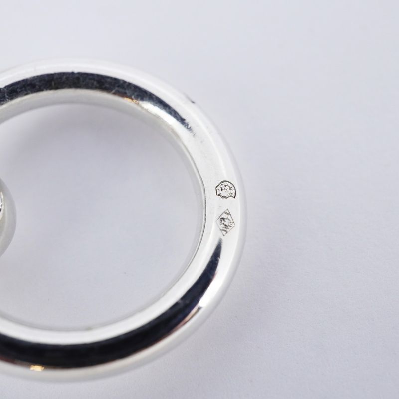 Hermes Bracelet Chaine D'ancre MM 14 Frames Silver 925 Ladies