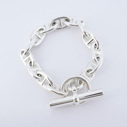 Hermes Bracelet Chaine D'ancre MM 14 Frames Silver 925 Ladies