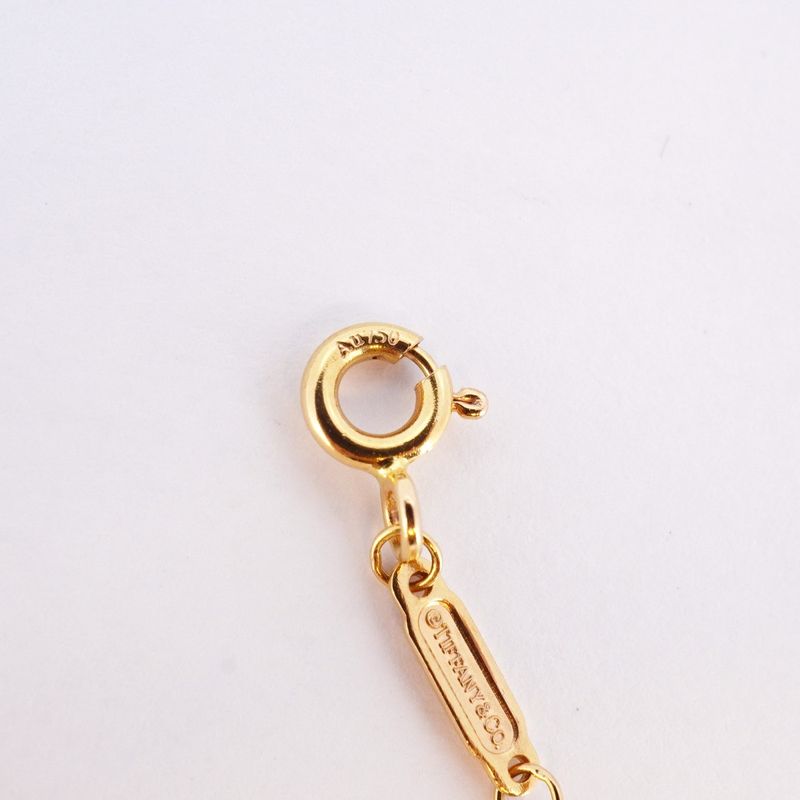 Tiffany & Co Necklace T-Smile Mini 18k Pink Gold Pink Gold Ladies